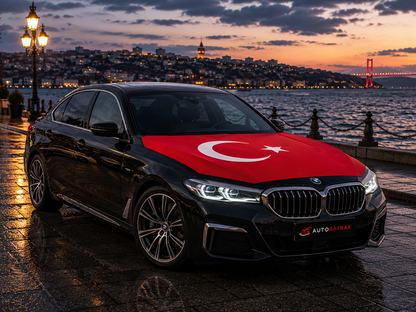 LASTİKLİ ARAÇ KAPUT BAYRAĞI