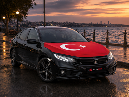 LASTİKLİ ARAÇ KAPUT BAYRAĞI